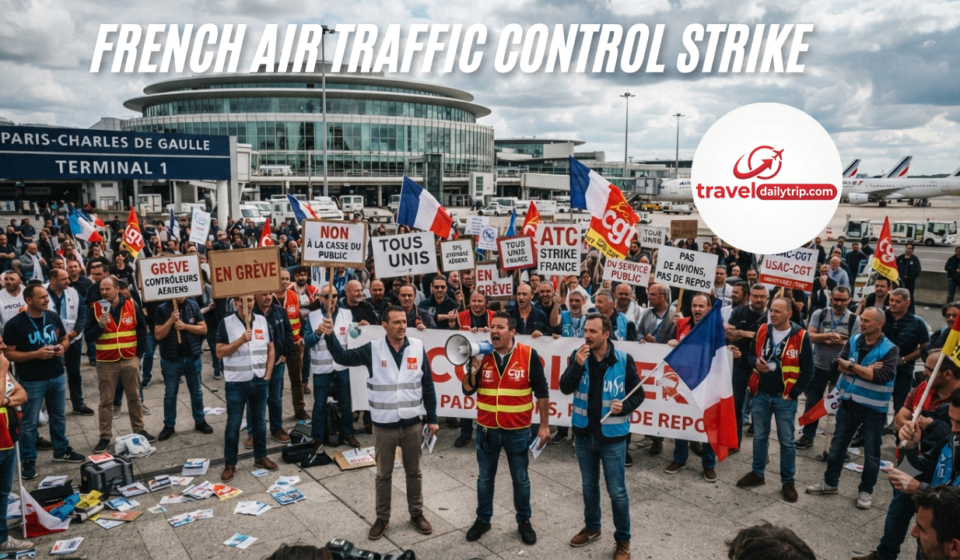 french air traffic control strike