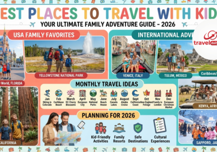 best places to travel with kids