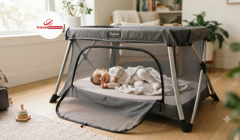 guava lotus travel crib