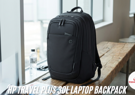 hp travel plus 30l laptop backpack